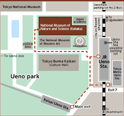 Ueno Park Map