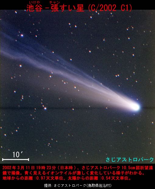 写真：池谷-チャン彗星
