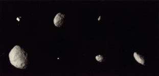 土星の小型衛星たち（未命名の７個の衛星）