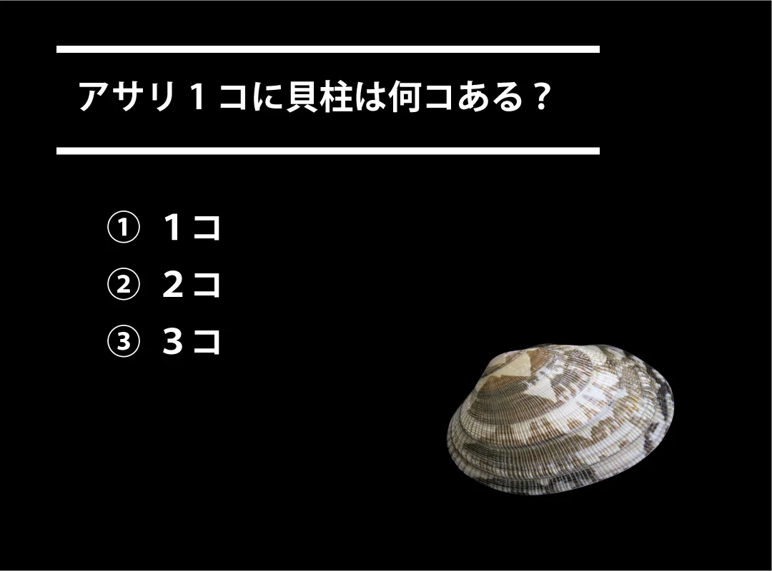 【観察】海のおいしい豆ちしき―アサリ―かんがえてみよう⑥