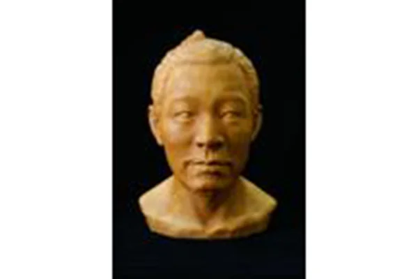 3.弥生人男性復元胸像（馬場悠男監修）