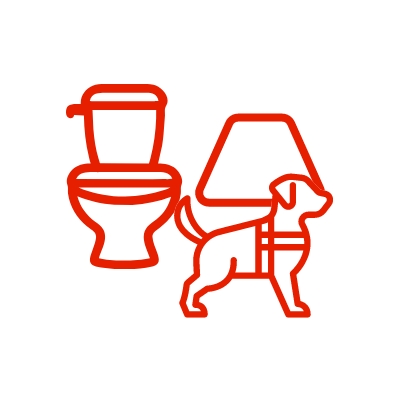 トイレ内介助用大型ベッドアイコン