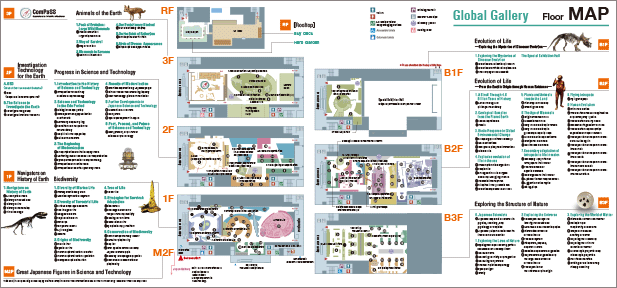 Floor Map of Global Gallery