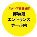スタンプ設置場所 博物館エントランスホール内