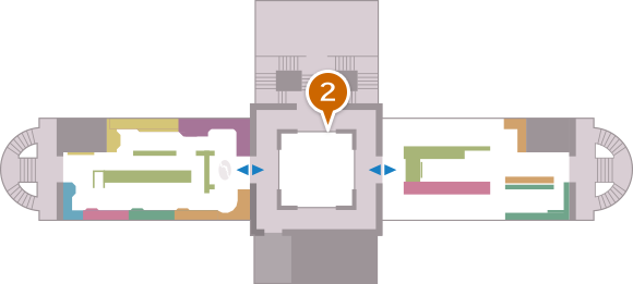 日本館２階 フロアマップ
