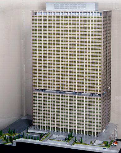 霞が関ビル建築模型
