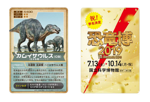 カムイサウルス特製カード