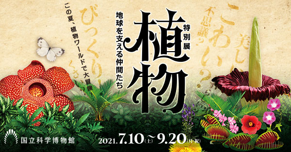 特別展「植物 地球を支える仲間たち」-国立科学博物館-