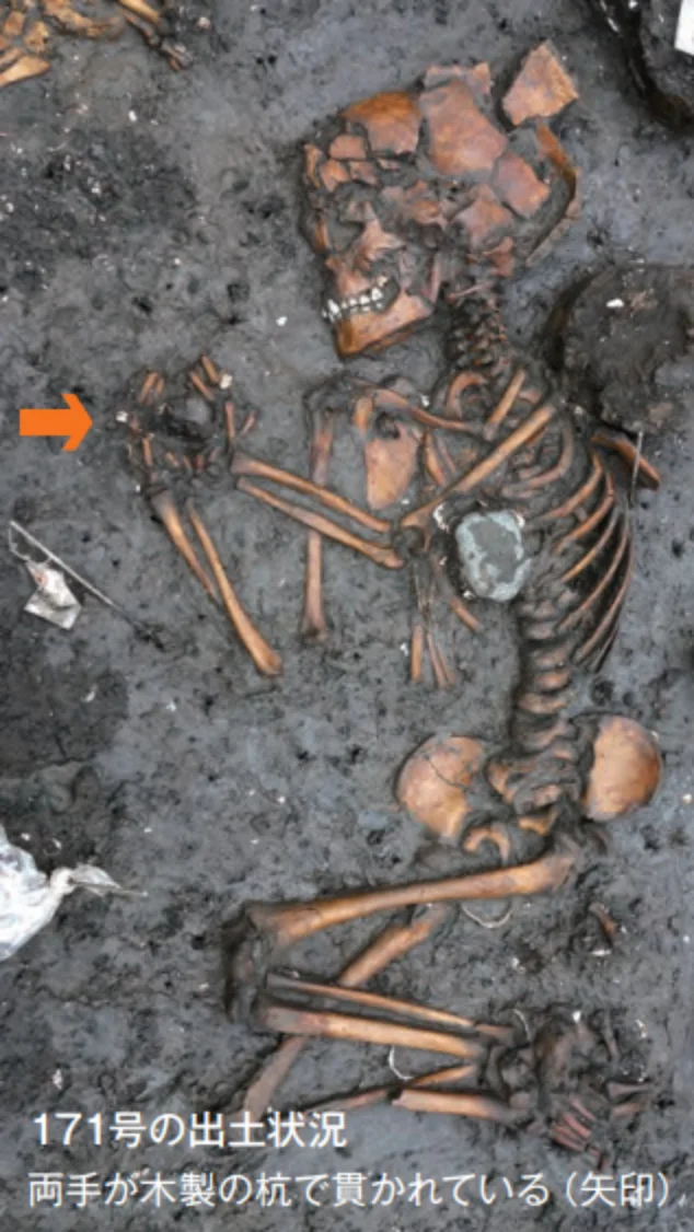 １７１号の出土状況