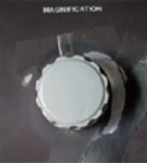 電子顕微鏡の倍率のつまみ