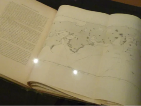 チャレンジャー日本寄港時の航路図