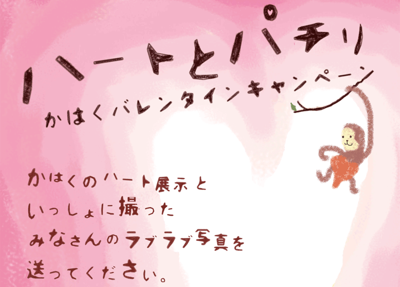 �n�[�g�ƃp�`���@���͂��o�����^�C���L���y�[���@2010�N1��26���Ηj����2��21�����j�@��ÁF�����Ȋw�����ف@���͂��̃n�[�g�W���Ƃ�������ɎB�����݂Ȃ���̃��u���u�ʐ^�𑗂��Ă��������B