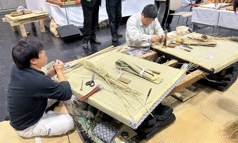 畳のつくりかたを見てみよう