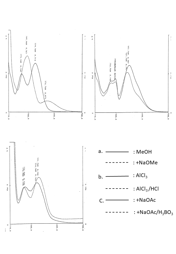 Pectolinarigenin 7-O-rutinosideの吸収スペクトル