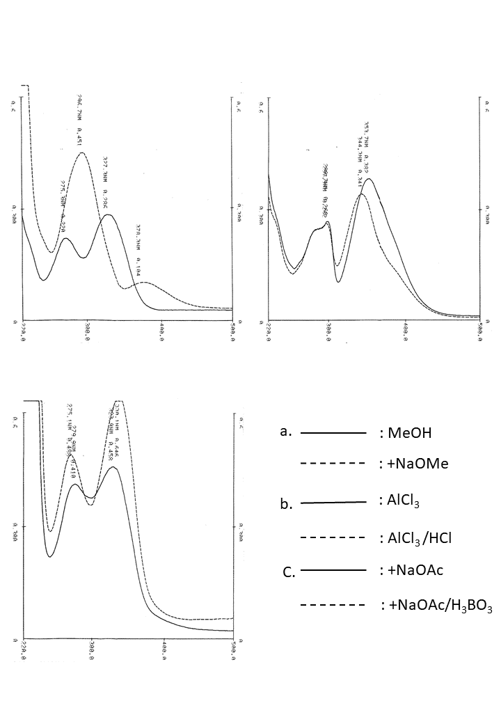 Pectolinarigenin 7-O-rutinosideの吸収スペクトル