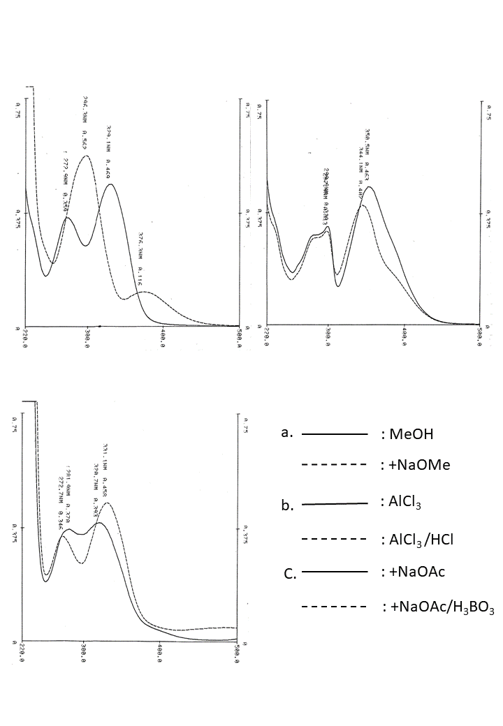 Pectolinarigenin 7-O-rutinosideの吸収スペクトル