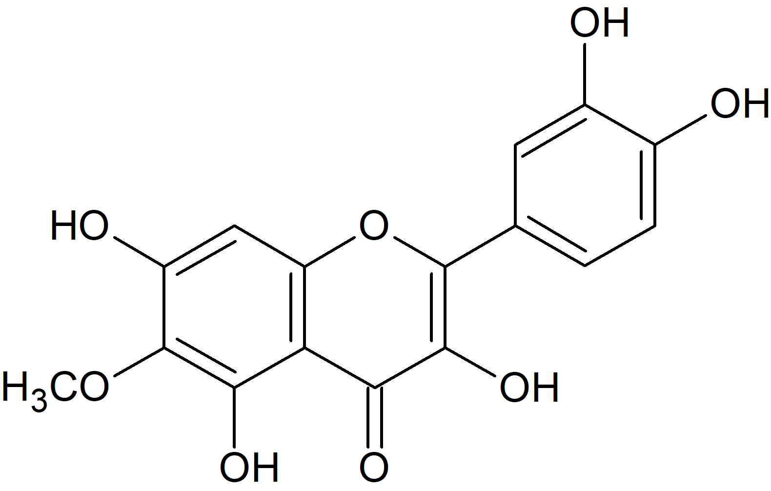 3,5,7,3',4'-Pentahydroxy-6-methoxyflavone