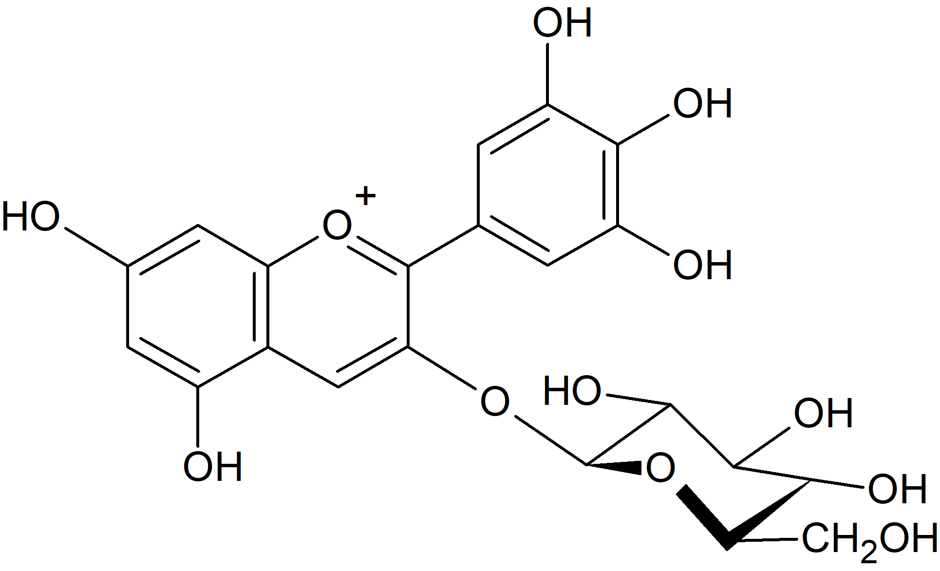 Delphinidin 3-O-glucoside