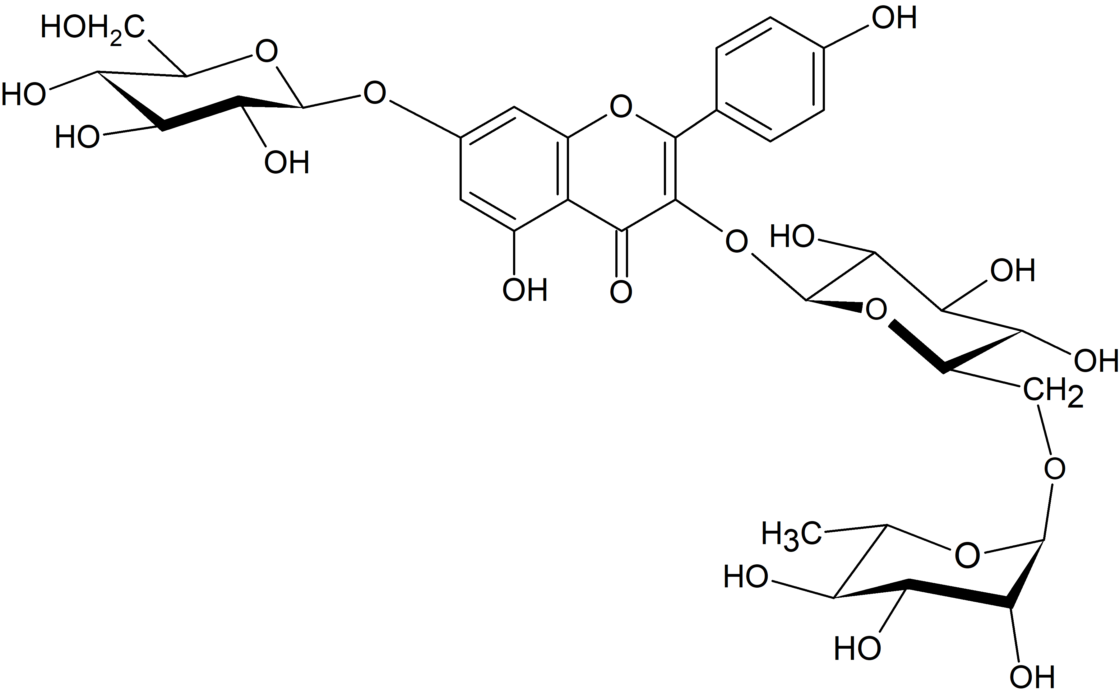 Kaempferol 3-O-rutinoside-7-O-glucoside