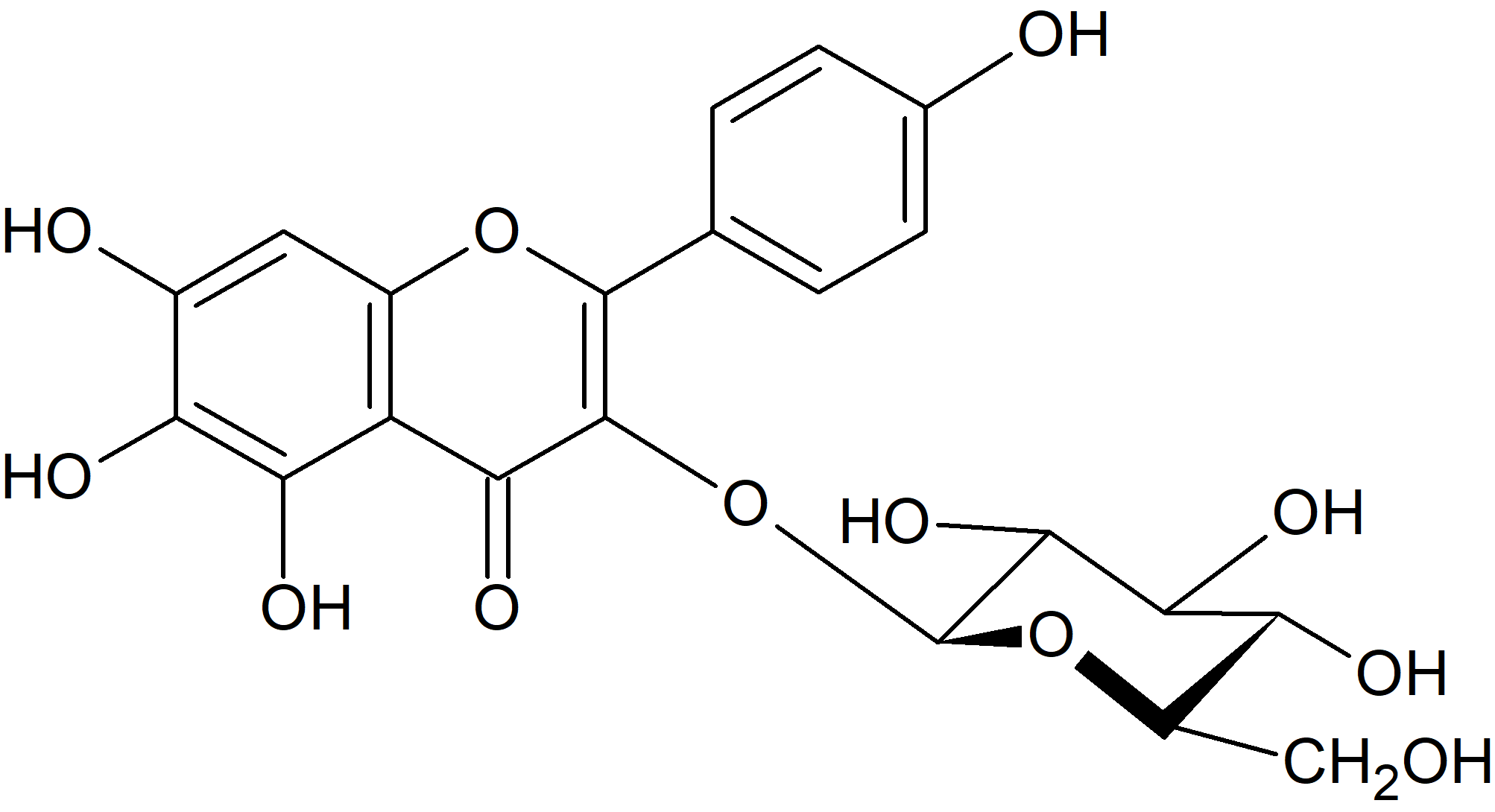 6-Hydroxykaempferol 3-O-glucoside