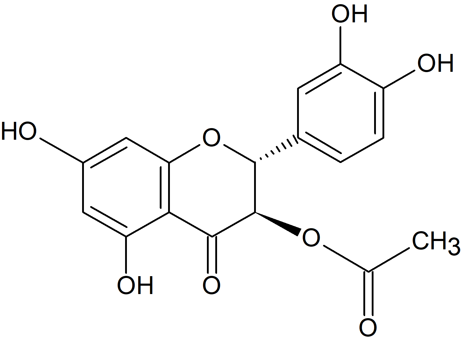Taxifolin 3-acetate