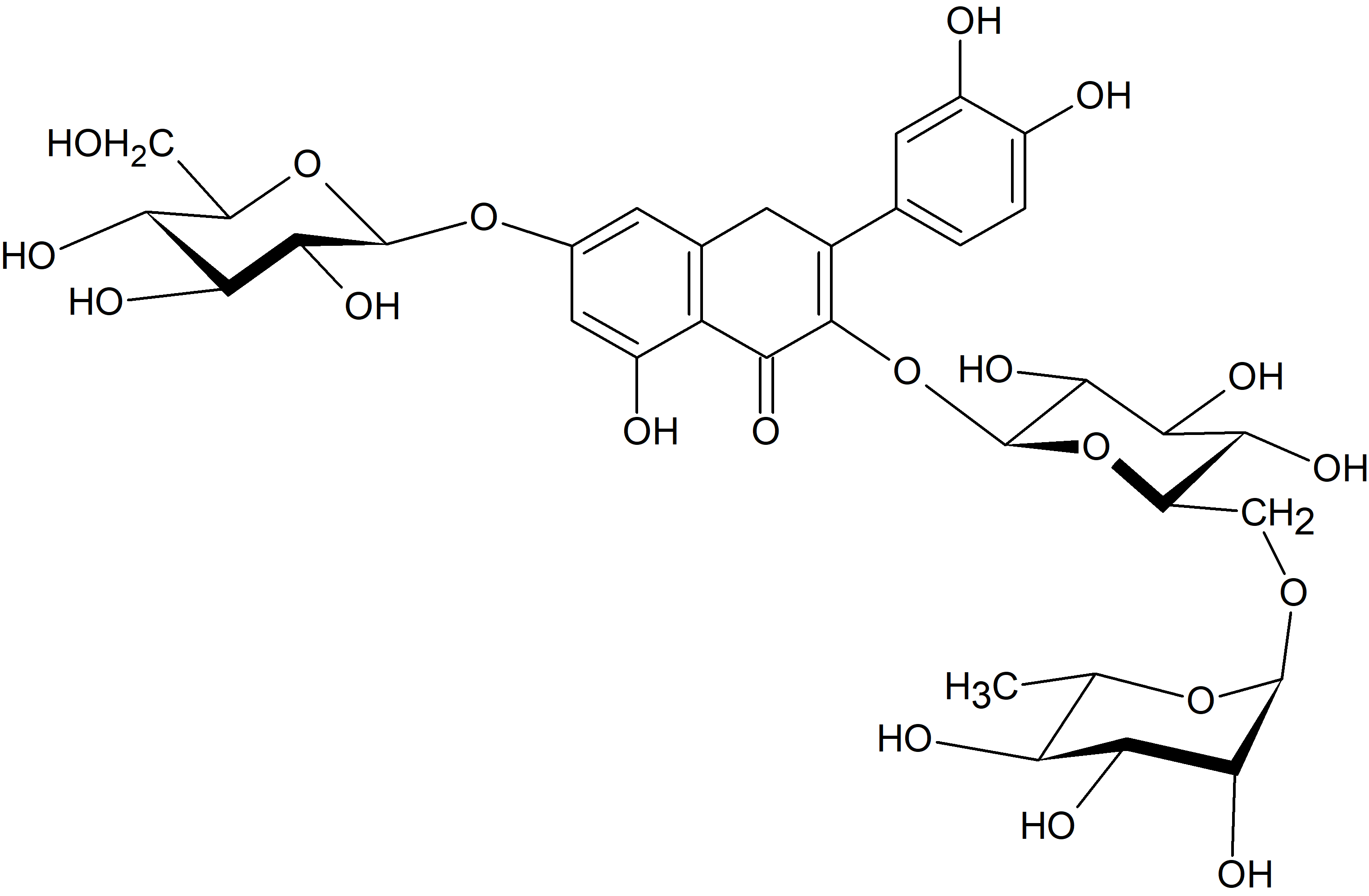 Quercetin 3-O-rutinoside-7-0-glucoside