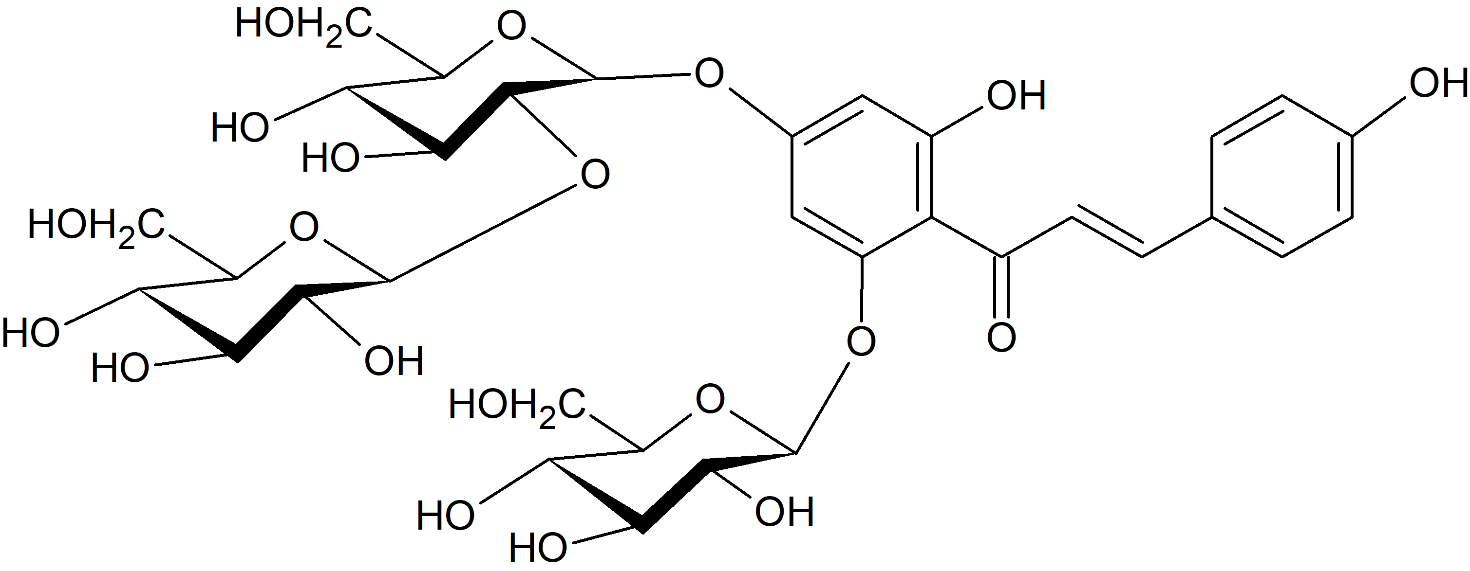 Chalcononaringenin 2'-O-glucoside-4'-O-gentiobioside