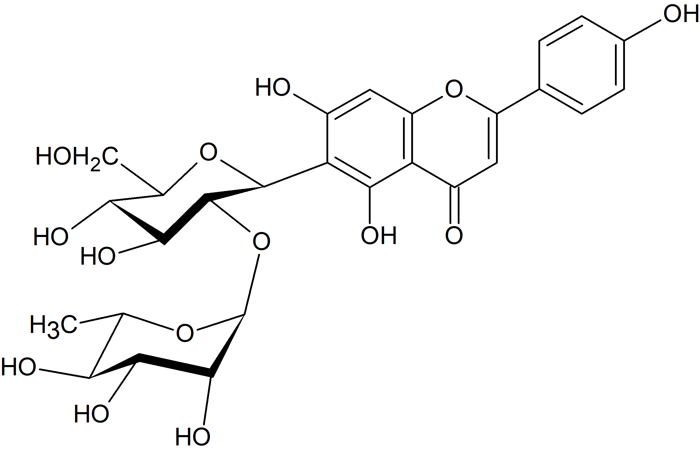 Isovitexin 2''-O-rhamnoside