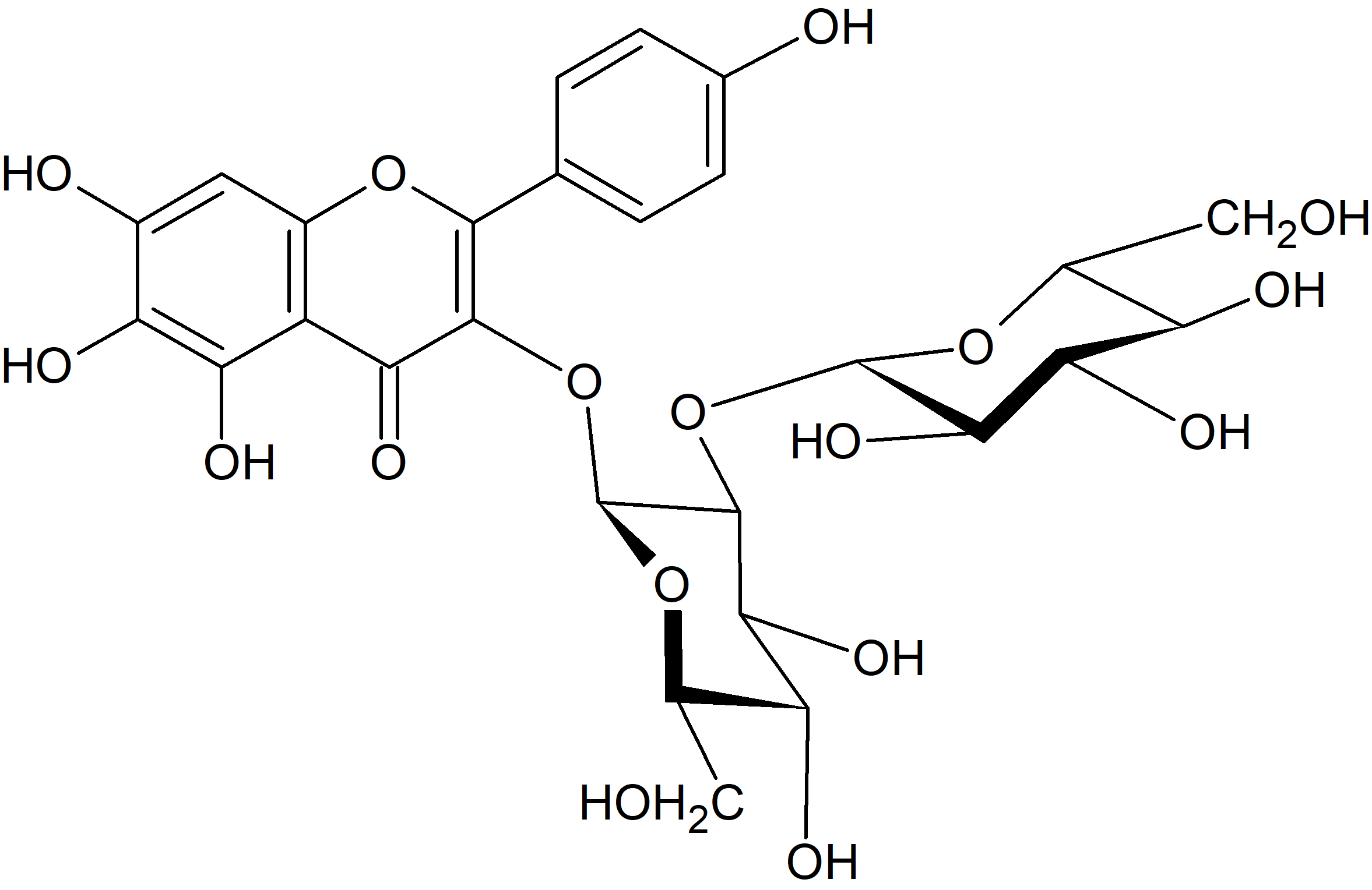 6-Hydroxykaempferol 3-O-sophoroside