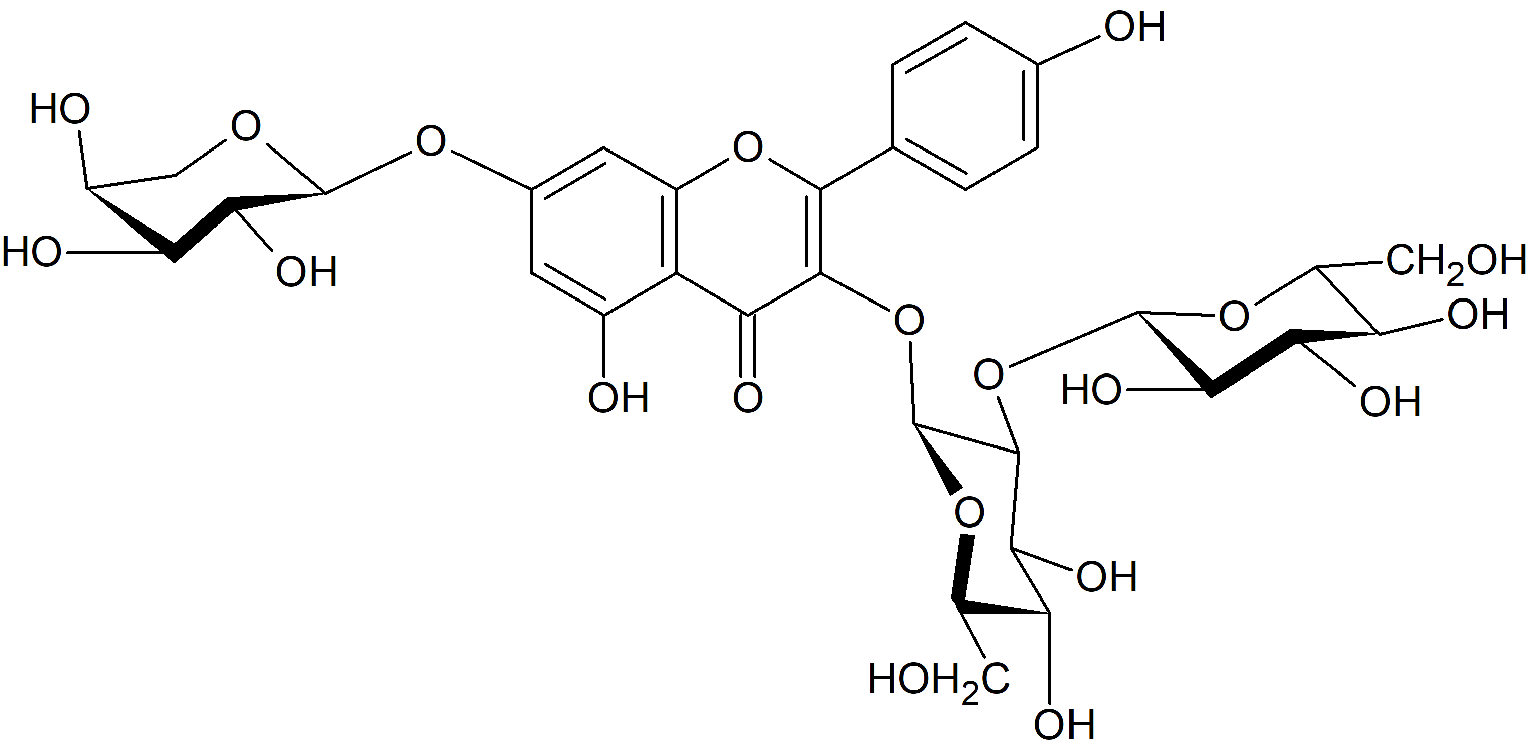 Kaempferol 3-O-sophoroside-7-O-arabinoside