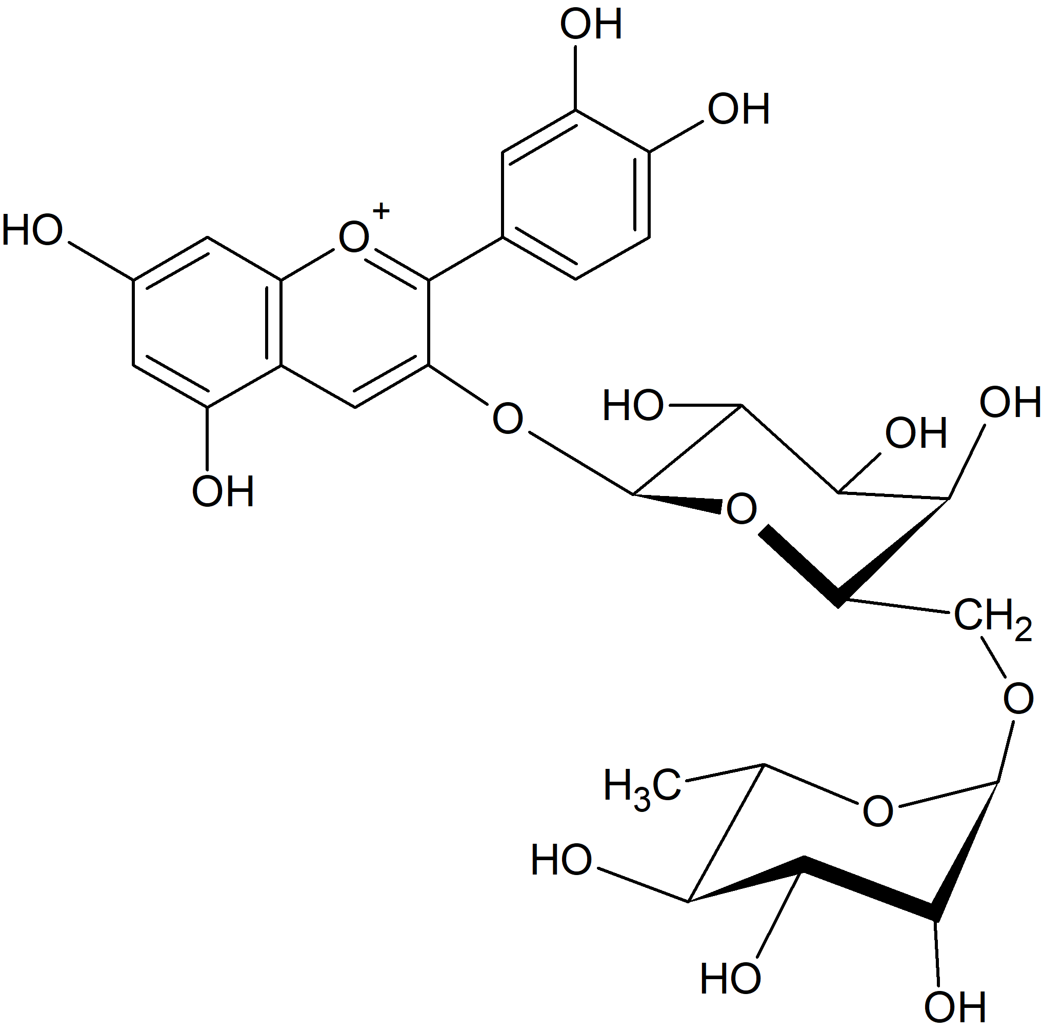 Cyanidin 3-O-robinobioside