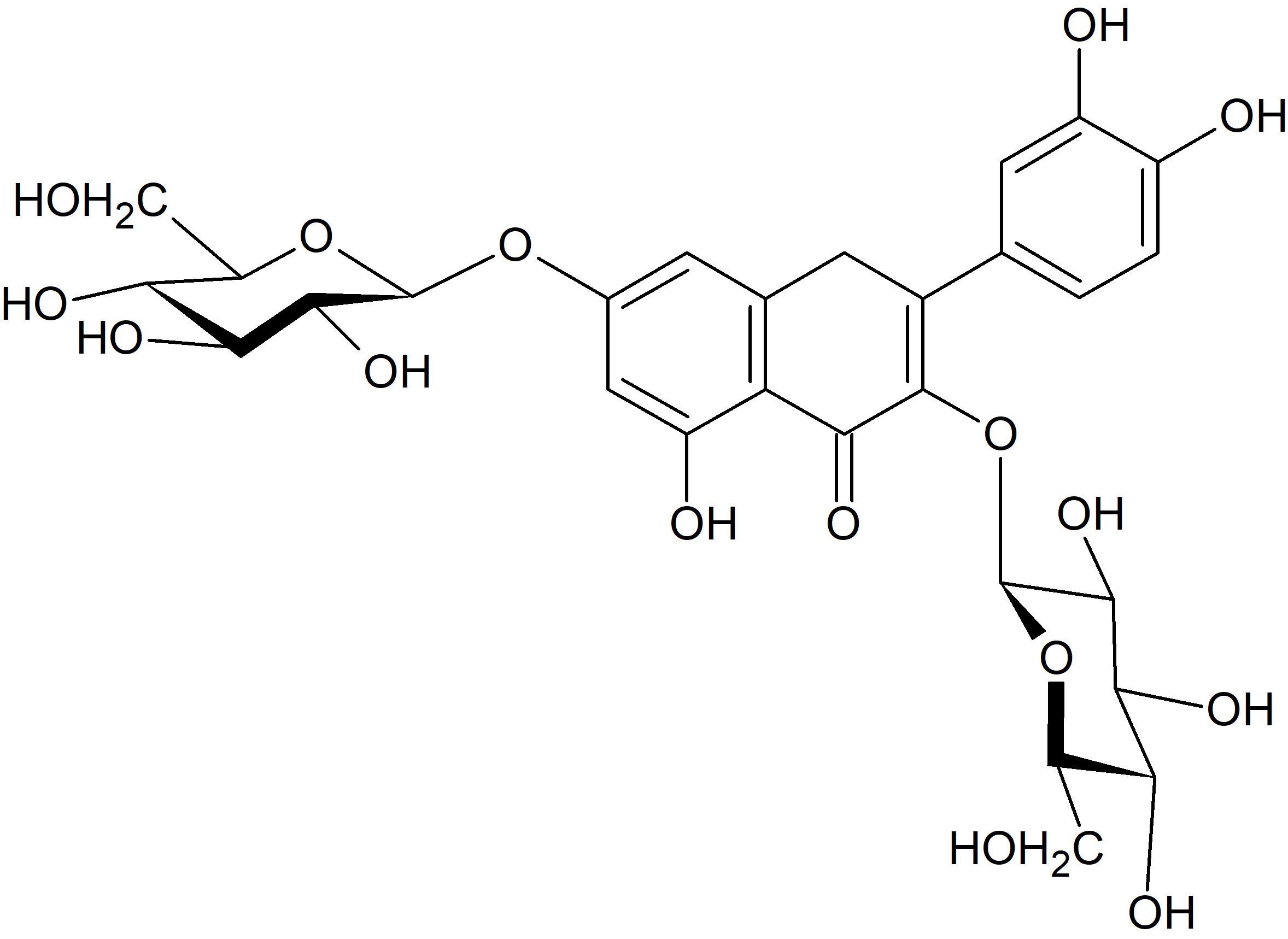 Quercetin 3-O-glucoside-7-O-rhamnoside