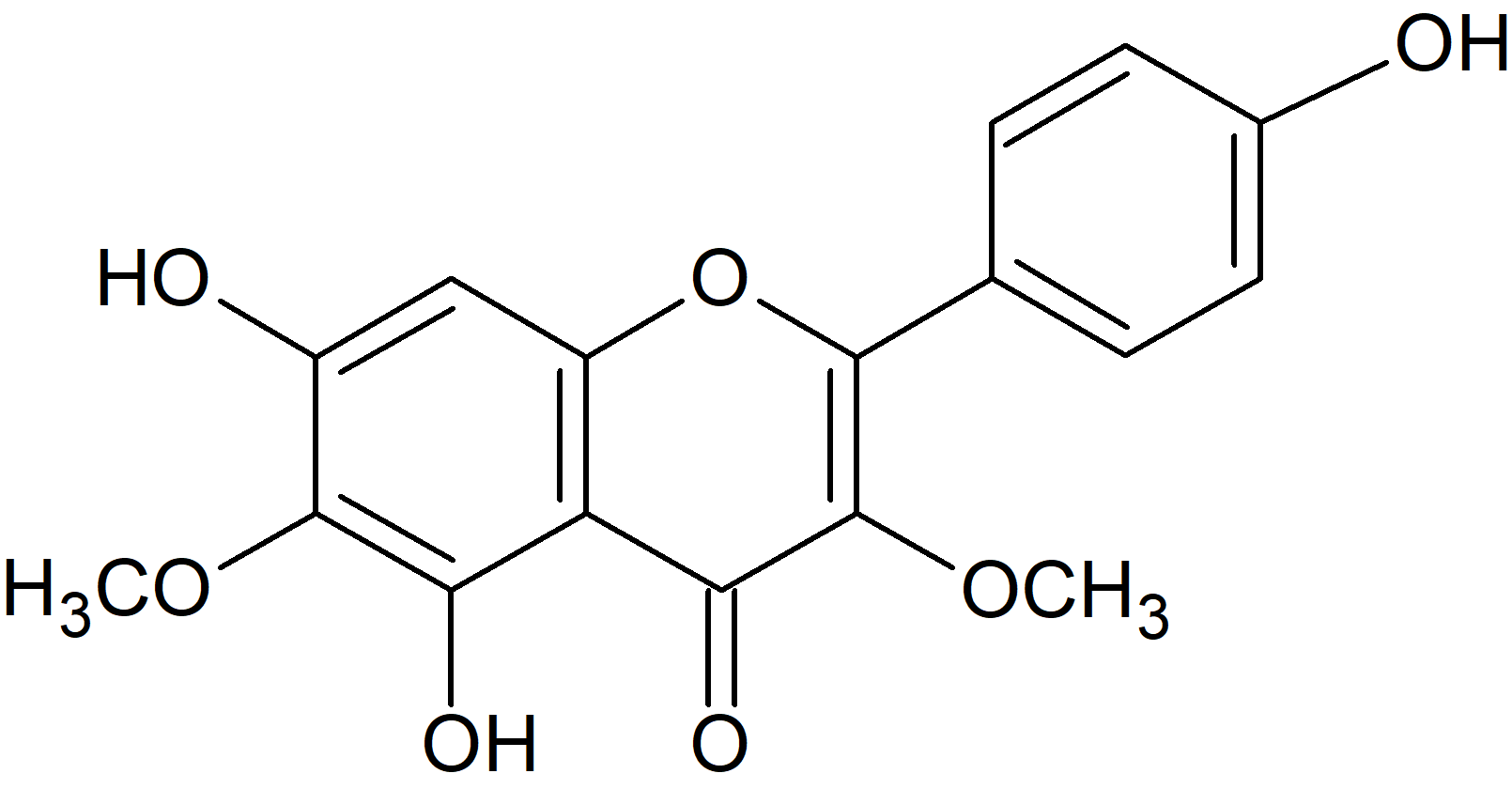 5,7,4'-Trihydroxy-3,6-dimethoxyflavone