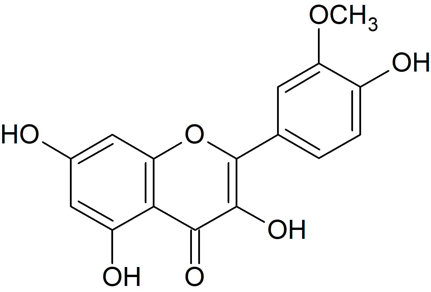 3,5,7,4'-Tetrahydroxy-3'-methoxyflavone