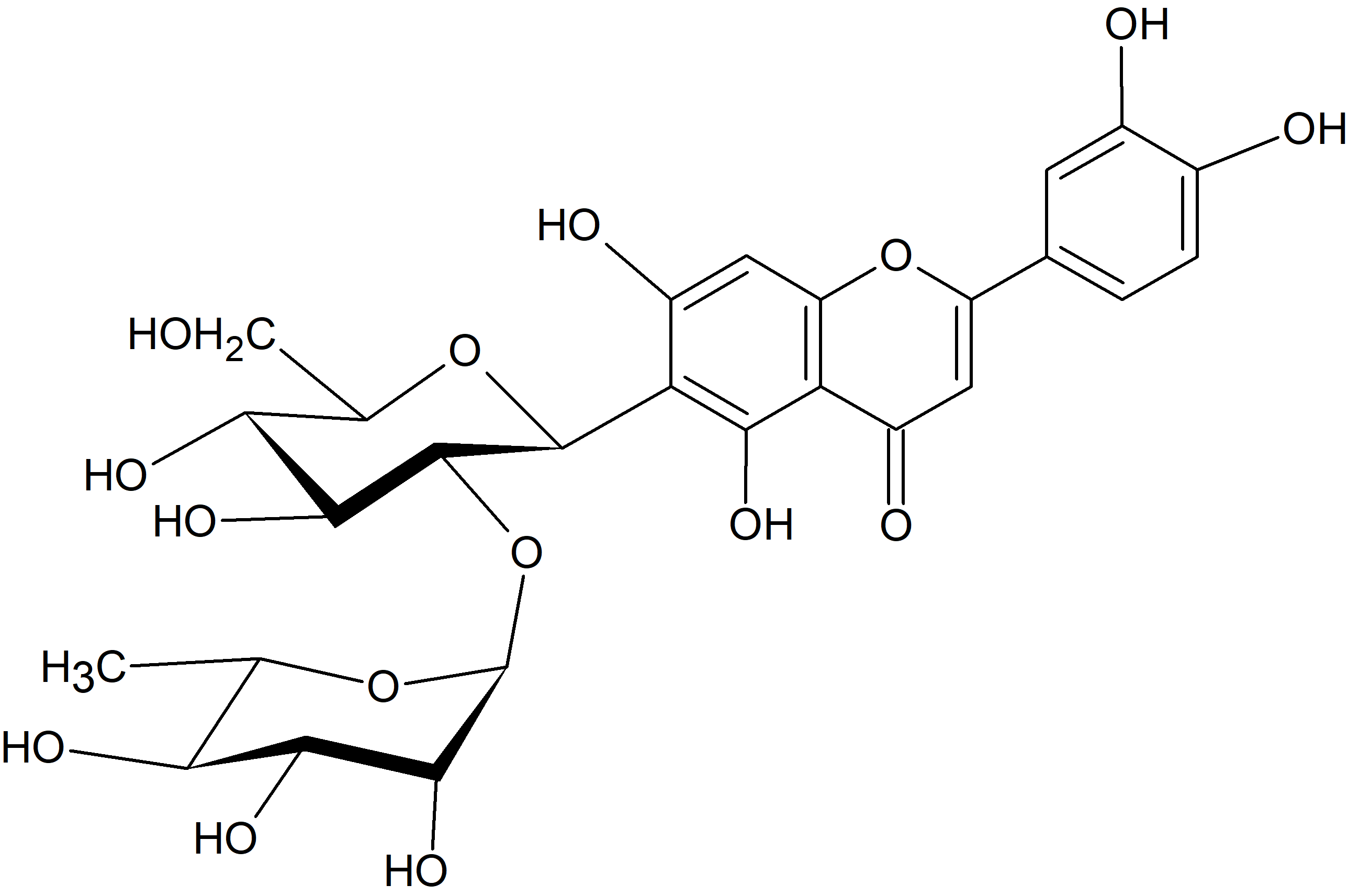 Isoorientin 2''-O-rhamnoside