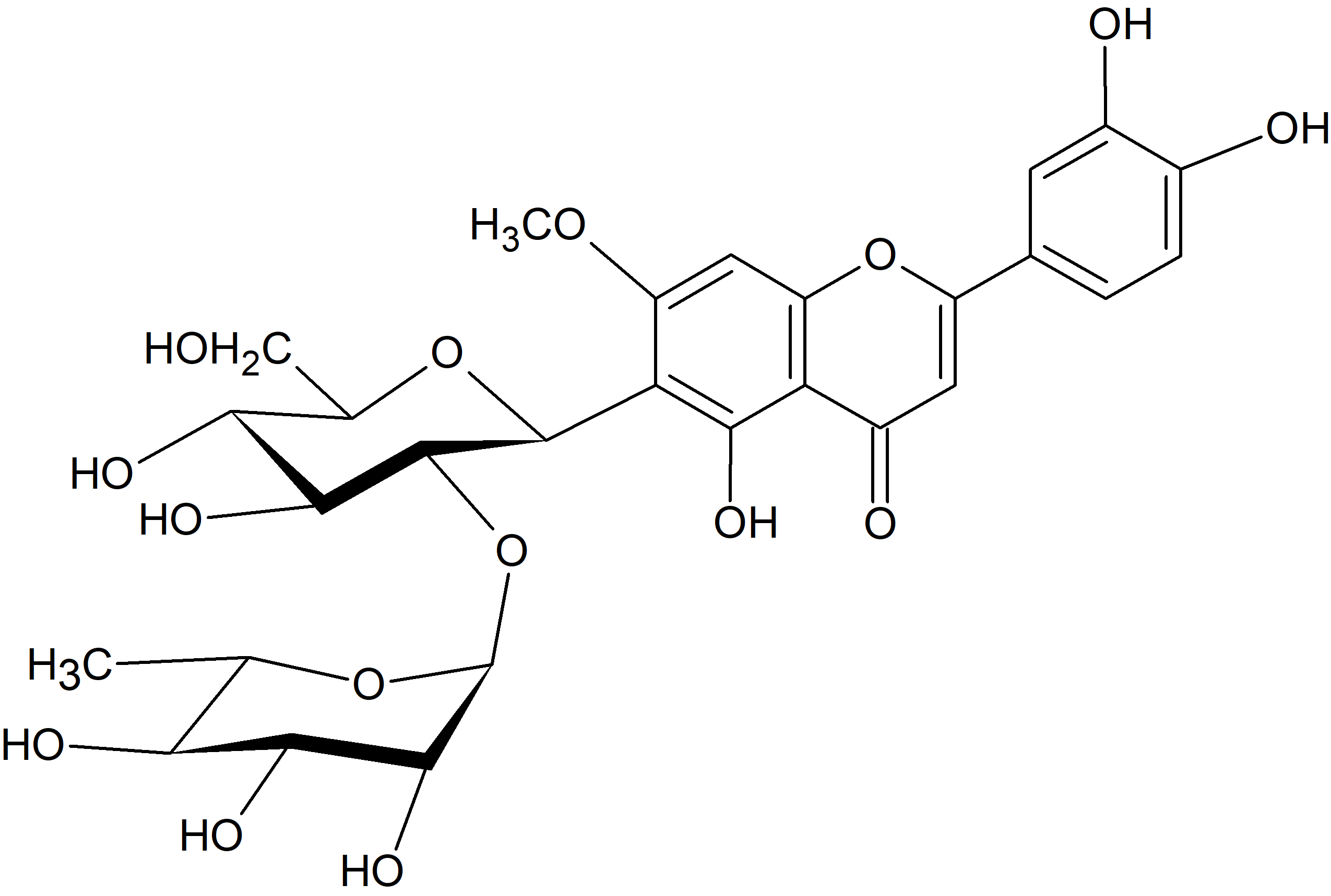 Swertiajaponin 2''-O-rhamnoside