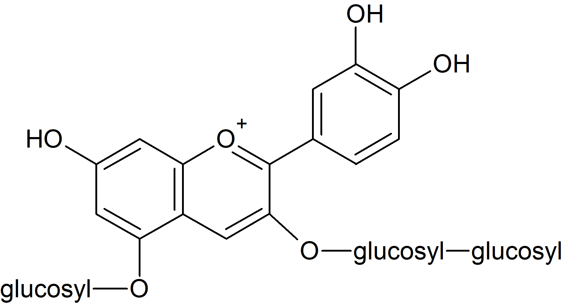 Cyanidin 3-O-diglucoside-5-O-glucoside